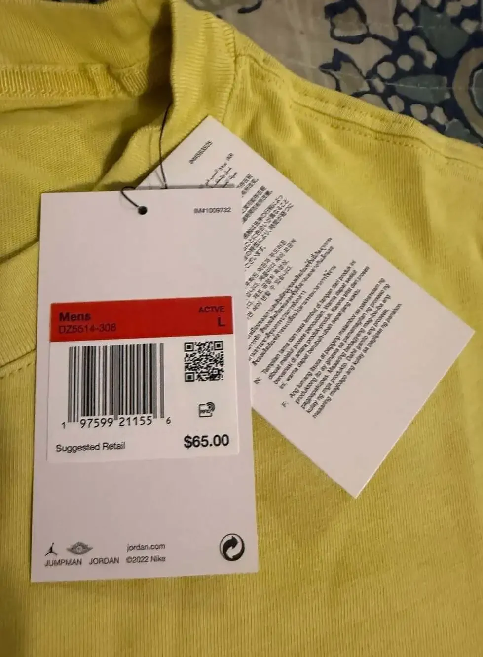 Jordan x Travis Scott Cactus Jack T-Shirt Celery DZ5514-308